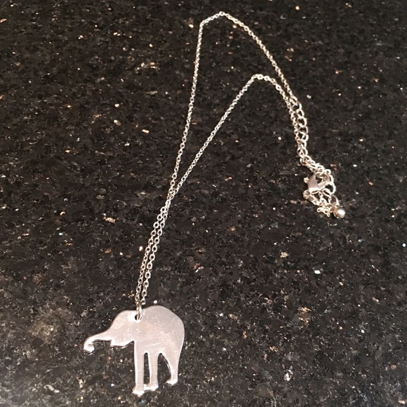Silver Elephant Necklace - Forever 21 - Picture 1 of 3